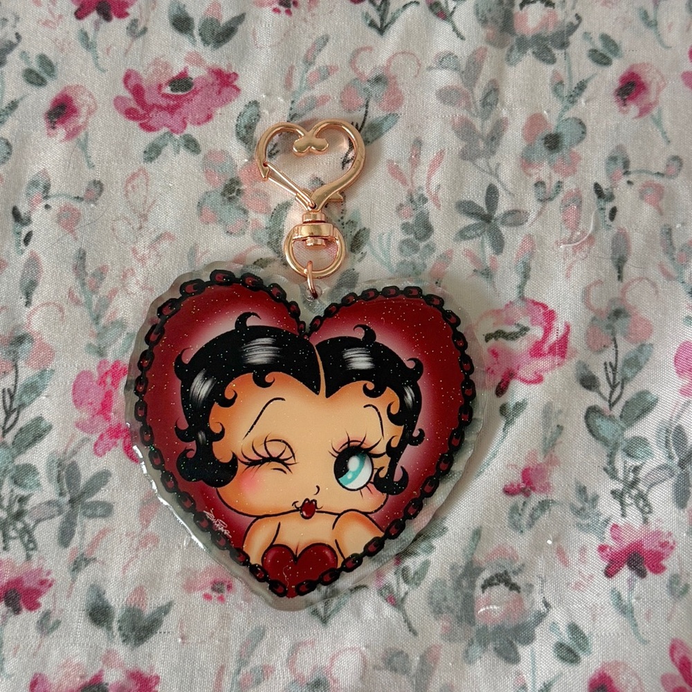 Betty boop keychain